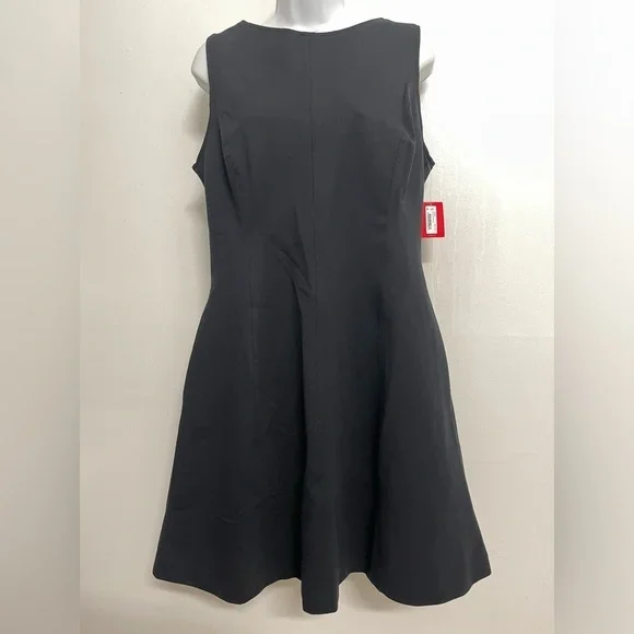 NWT SPANX Perfect Fit & Flare Classic Black Dress Size Large -  threedaughtersproperties.com